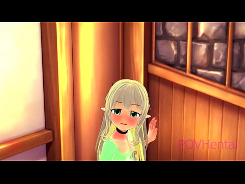 ❤️ (トラップ)エルフのメイドが顔を洗うのを手伝う ❤️ ハードポルノ ❌️❤